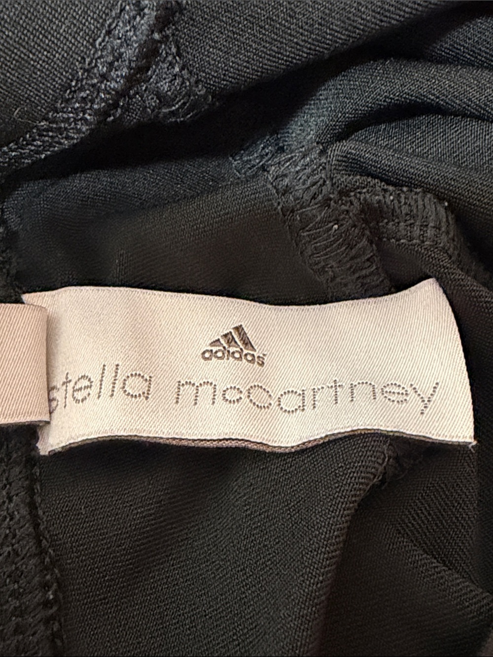Adidas by Stella McCartney Black Cropped Performance Leggings Size XS NWOT - Picture 7 of 7